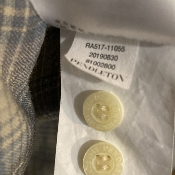 Pendleton 100% wool lightweight dressy flannel men’s Large - Picture 6 of 8